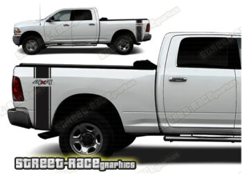 Dodge RAM bed stickers 002