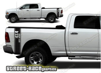 Dodge RAM bed stickers 004