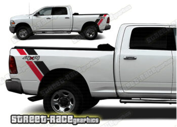 Dodge RAM bed stickers 006