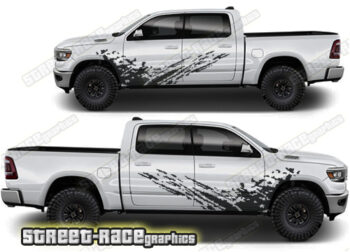 Dodge RAM large 001 - mud splatter graphics