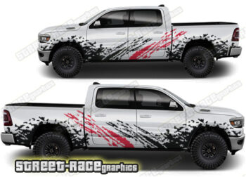 Dodge RAM large 002 - mud splatter graphics