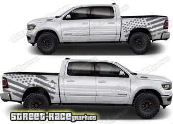 Dodge RAM large 045 - USA Flag