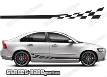 Volvo S40 racing stripes 001