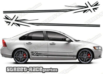 Volvo S40 racing stripes 003