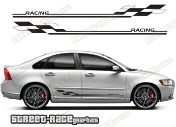 Volvo S40 racing stripes 004