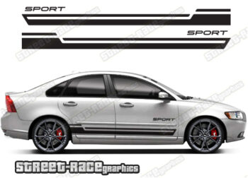 Volvo S40 racing stripes 009