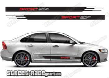 Volvo S40 racing stripes 019