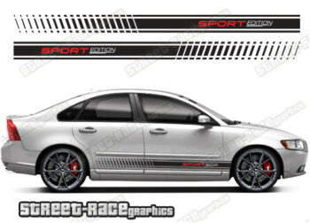 Volvo S40 racing stripes 021