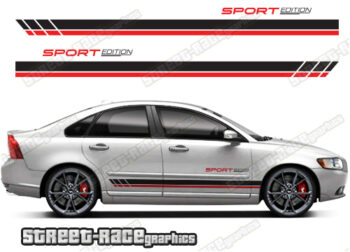 Volvo S40 racing stripes 022