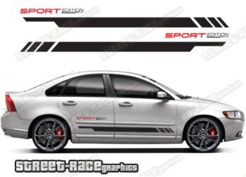 Volvo S40 racing stripes 023