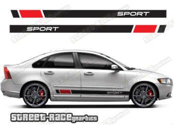 Volvo S40 racing stripes 025