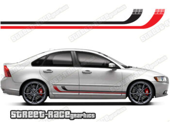 Volvo S40 racing stripes 026