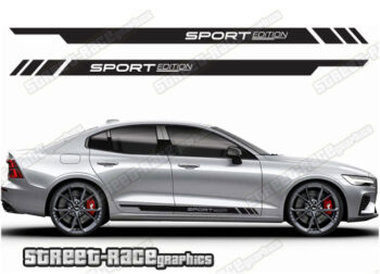Volvo S60 racing stripes 002