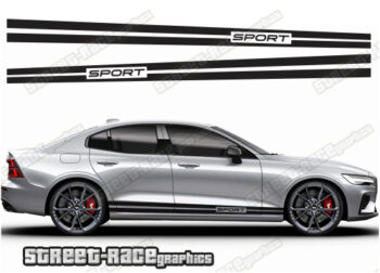 Volvo S60 racing stripes 006