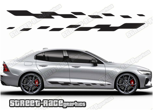 Volvo S60 racing stripes 007