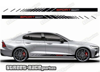 Volvo S60 racing stripes 008