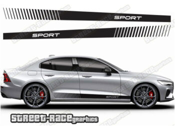 Volvo S60 racing stripes 011