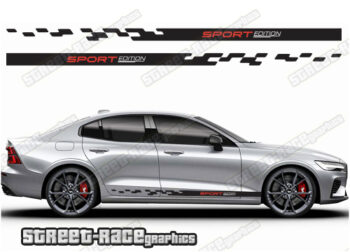 Volvo S60 racing stripes 015