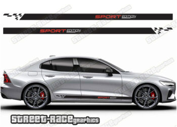 Volvo S60 racing stripes 016