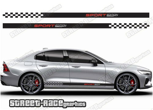 Volvo S60 racing stripes 017