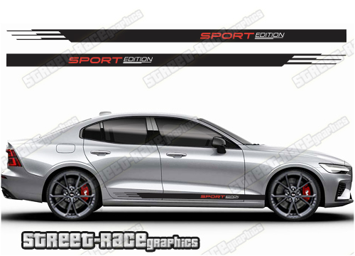 Volvo S60 racing stripes 019