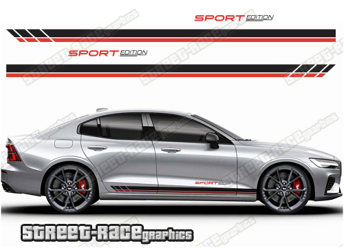 Volvo S60 racing stripes 022