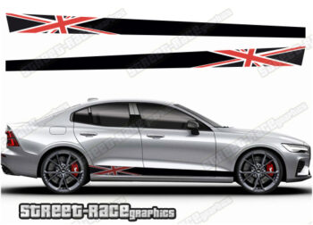 Volvo S60 racing stripes 024 - Union Jack