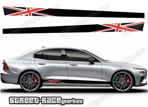 Volvo S60 racing stripes 024 - Union Jack