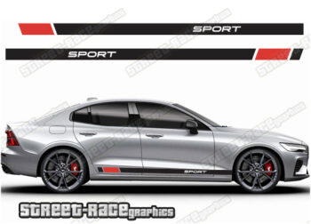 Volvo S60 racing stripes 025