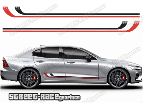 Volvo S60 racing stripes 026