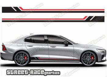Volvo S60 racing stripes 027