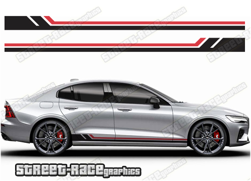 Volvo S60 racing stripes 027