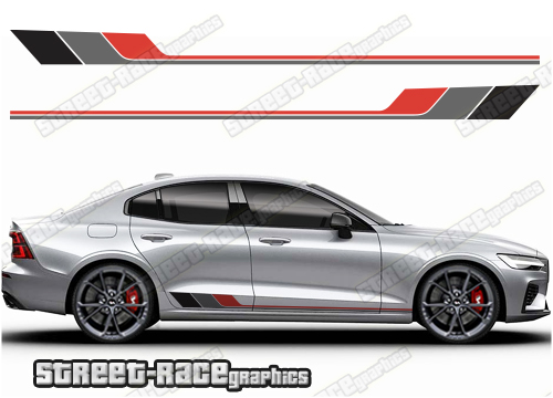 Volvo S60 racing stripes 030