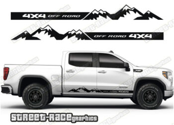 GMC Sierra racing stripes 002