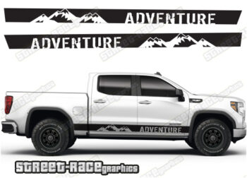 GMC Sierra racing stripes 003