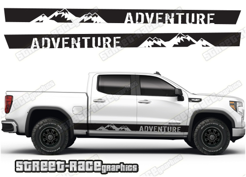 GMC Sierra racing stripes 003