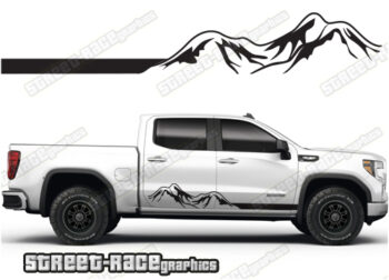 GMC Sierra racing stripes 004