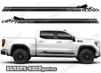 GMC Sierra racing stripes 005