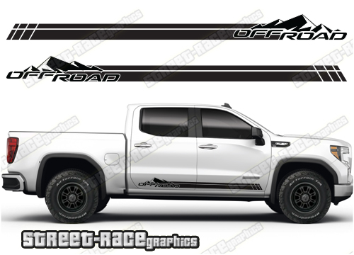 GMC Sierra racing stripes 005