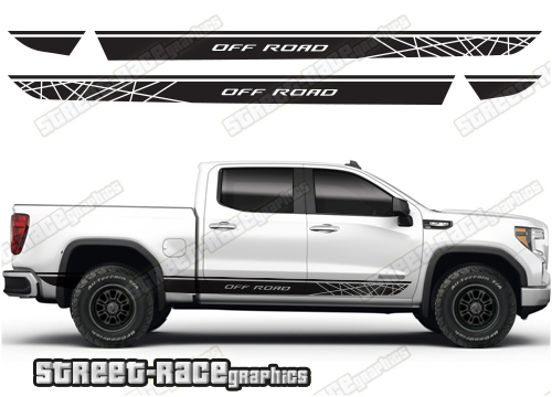 GMC Sierra racing stripes 008