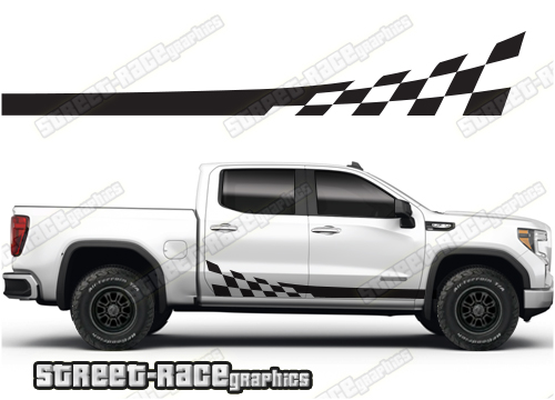 GMC Sierra racing stripes 010