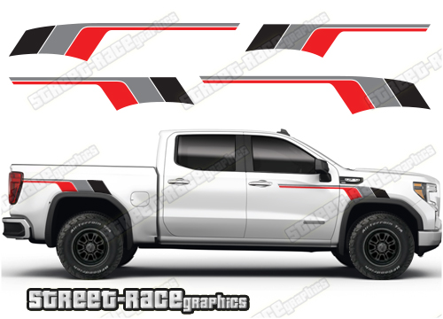GMC Sierra racing stripes 012