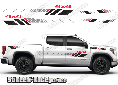 GMC Sierra stickers 013