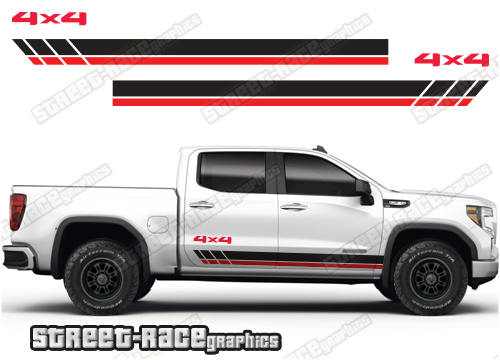 GMC Sierra racing stripes 014