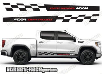 GMC Sierra racing stripes 015