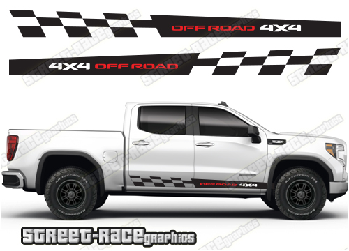 GMC Sierra racing stripes 015