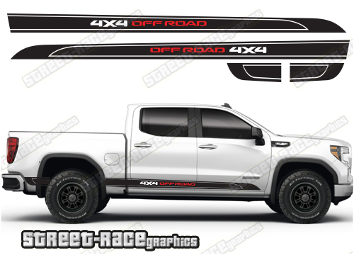 GMC Sierra racing stripes 016