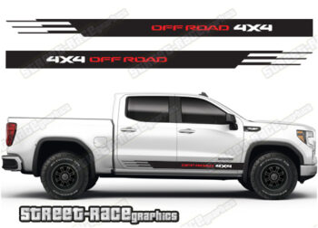 GMC Sierra racing stripes 019