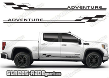 GMC Sierra racing stripes 024