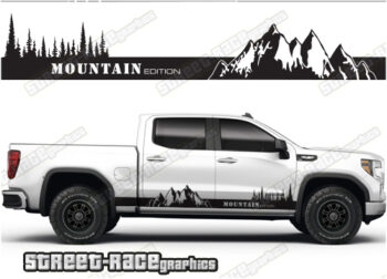 GMC Sierra racing stripes 027